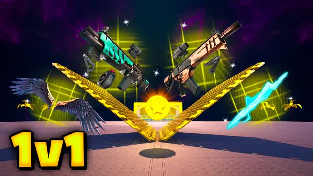 RAINBOW 1V1 BUILD FIGHTS MAP🌈