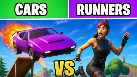 Cars VS Runners - GTA 5 EDITION!