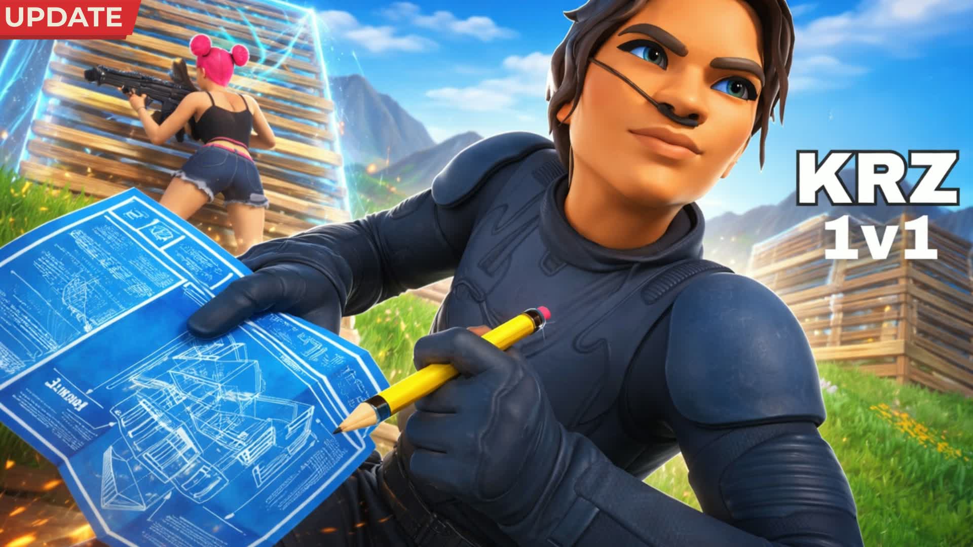 KRZ 1V1 BUILD FIGHTS !