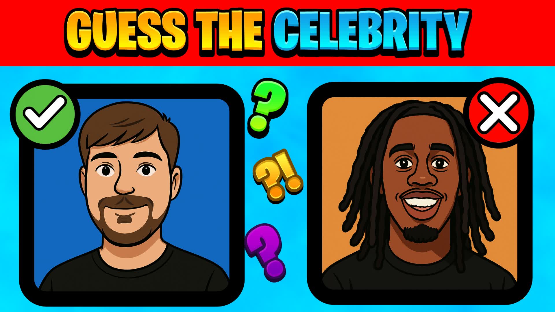 GUESS THE CELEBRITY 🔎 PARKOUR MINIGAME