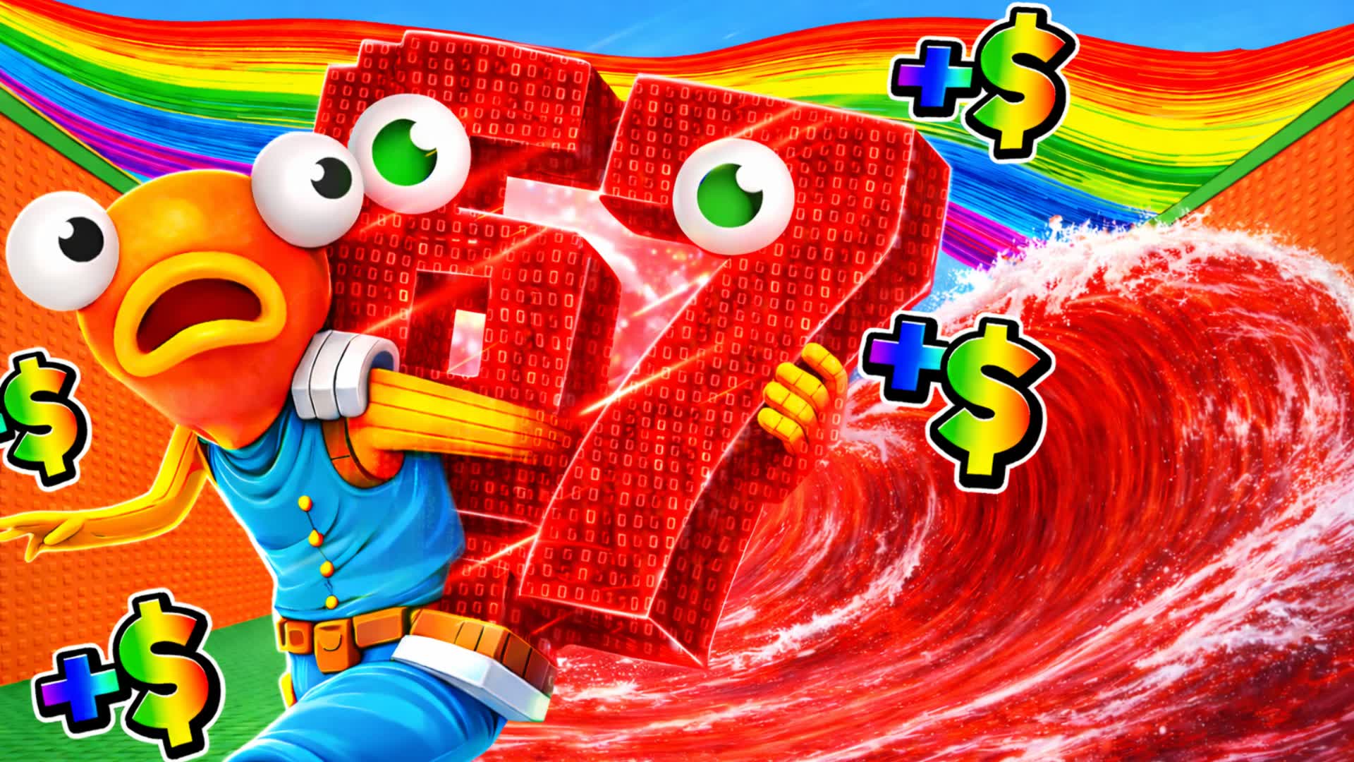 ESCAPE TSUNAMI RED FOR LUCKY BLOCKS