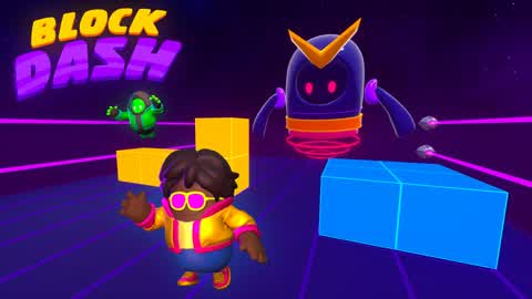 Block Dash Fall Guys 🌌
