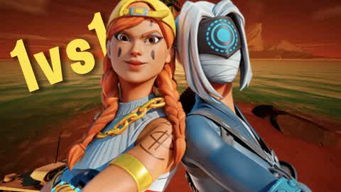 1vs1 Build Fight 🎮at the beach🏖️