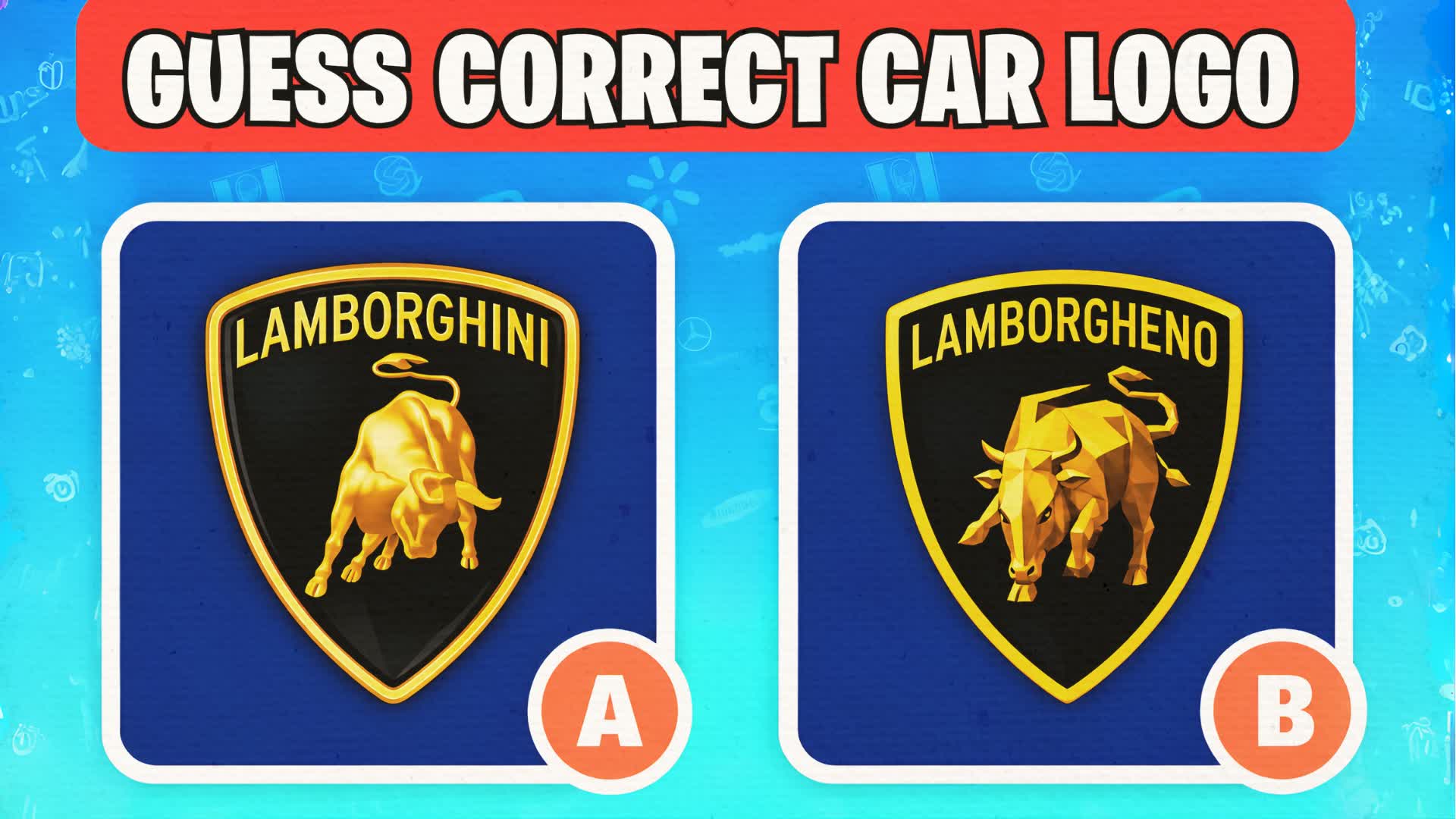NEW GUESS THE CAR LOGO