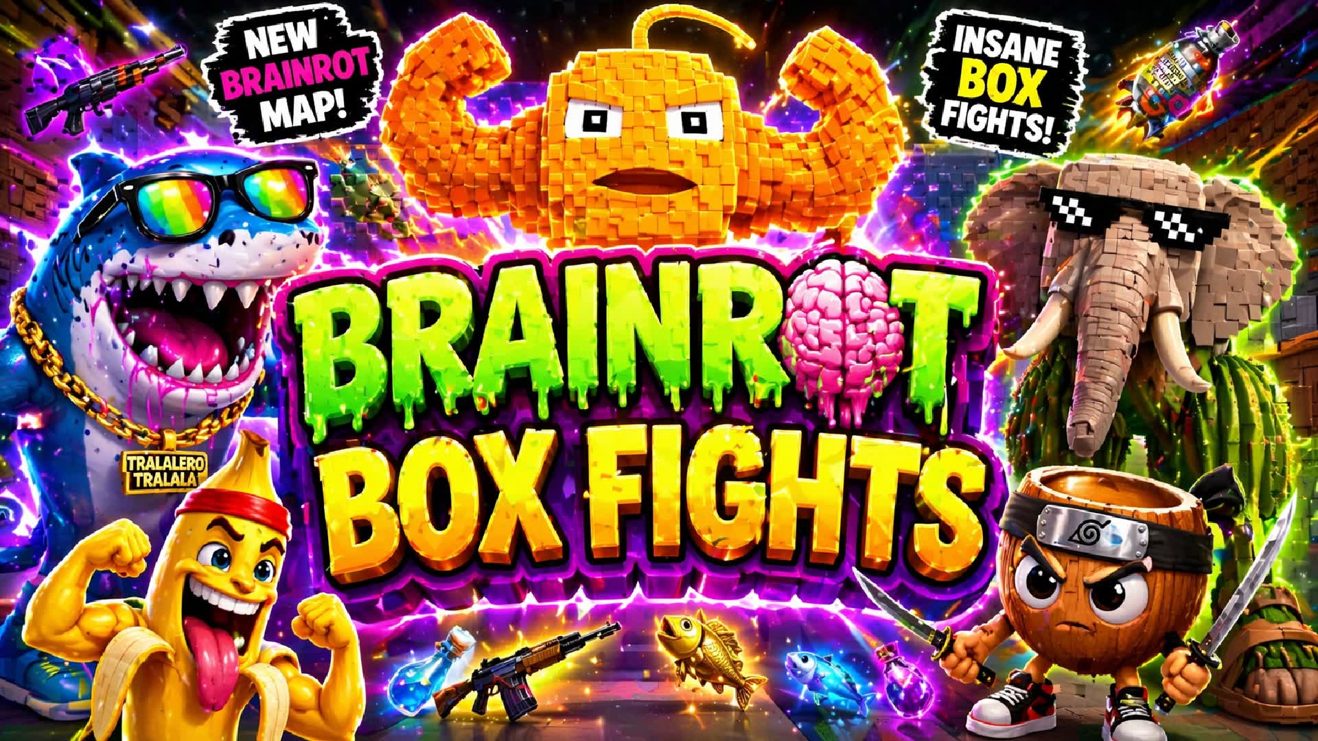 📦BRAINROT BOXFIGHTS UNQ💀
