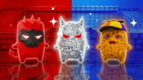 SUPER CRAZY FUN RED VS BLUE 🔴🔵HAPPY
