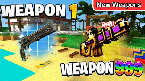 🌟PIXEL-GUN 3D🏝️GUN GAME🏖️ONE SHOT🎯