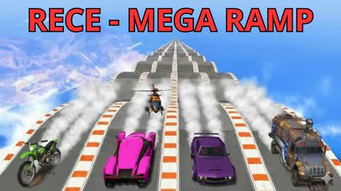 🏎️RACE - 🔥MEGA RAMP