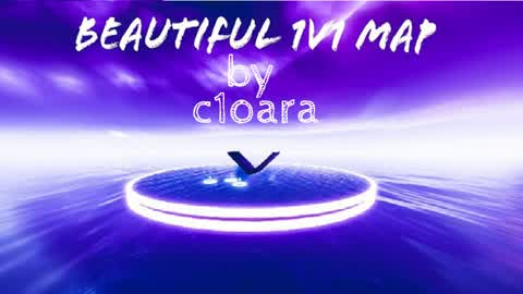 beautiful 1v1 map by c1oara forever