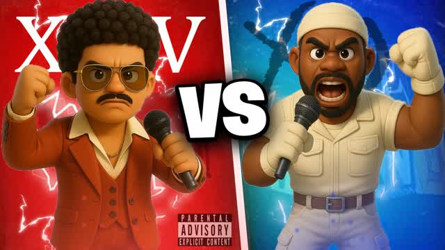 CHAOS BRUNO MARS VS THE WEEKEND🔴🔵