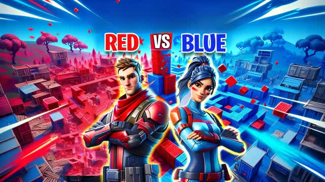 🔴 Red vs Blue 🔵: No Build Battleground