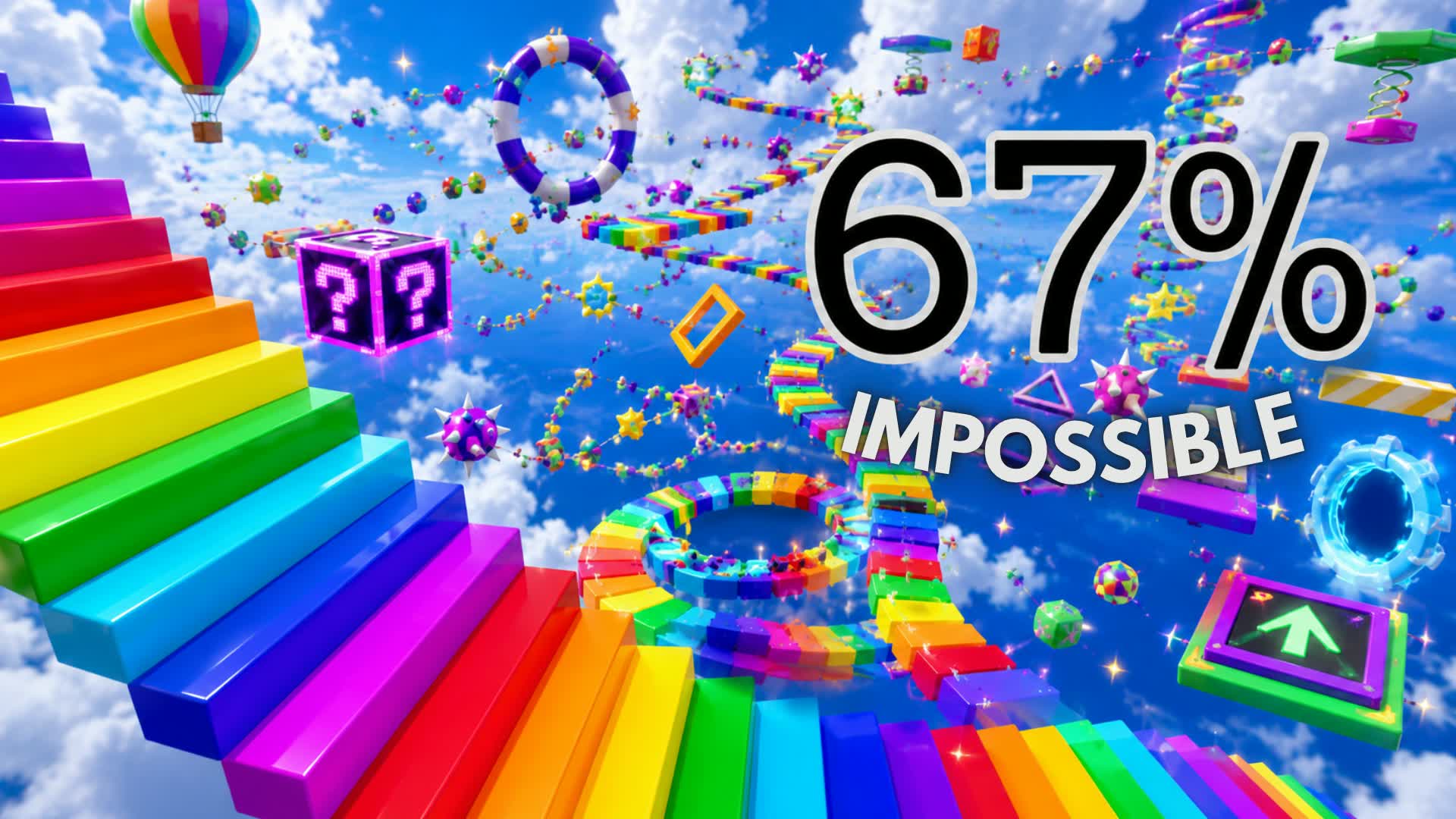 ONLY UP 67% IMPOSSIBLE