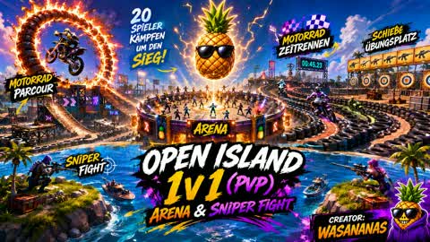 Open Island 🏝️ 1v1 [PvP] Arena & Sniper