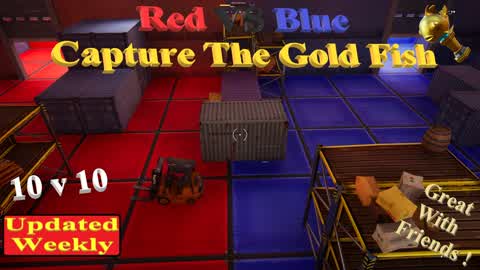 Red vs Blue Capture the Gold Fish