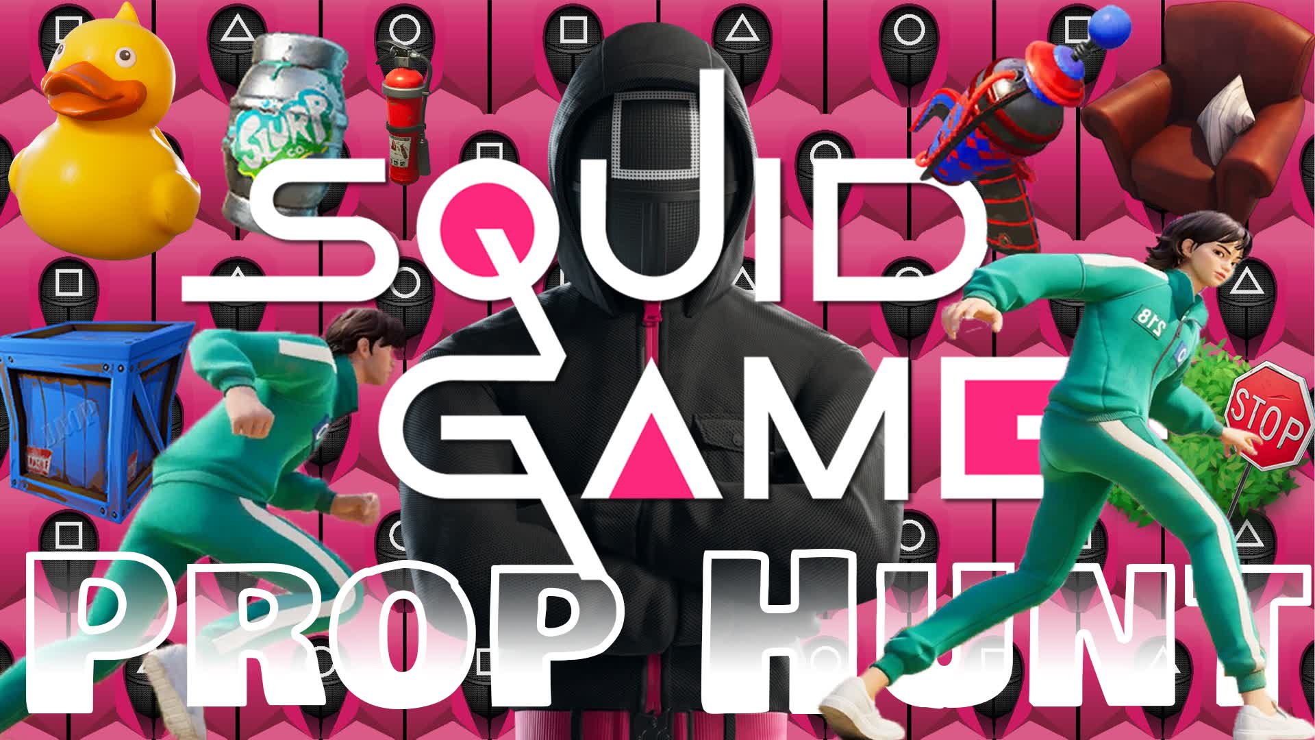 Squid Game PROP HUNT 🔫Hide & Seek🛋️