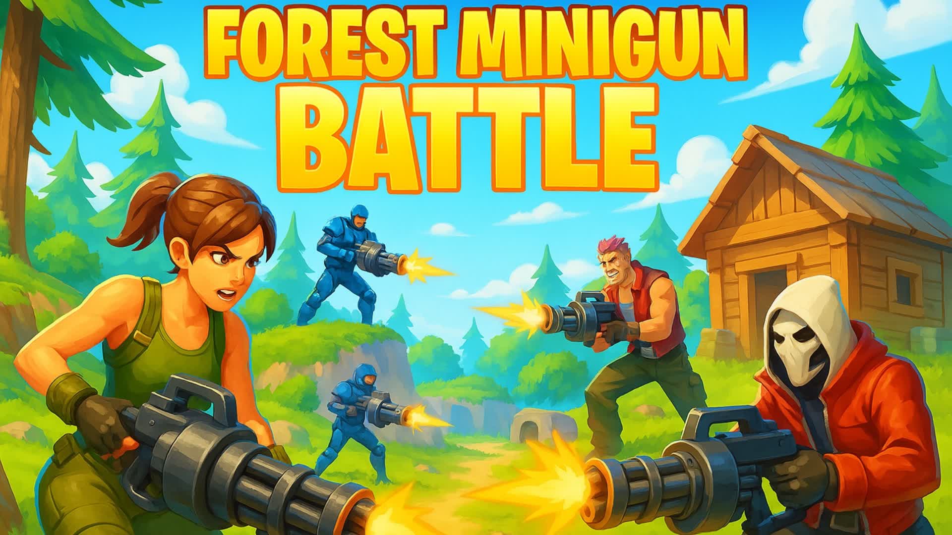 ✨FOREST MINIGUN BATTLE [FFA MINIGUN]✨