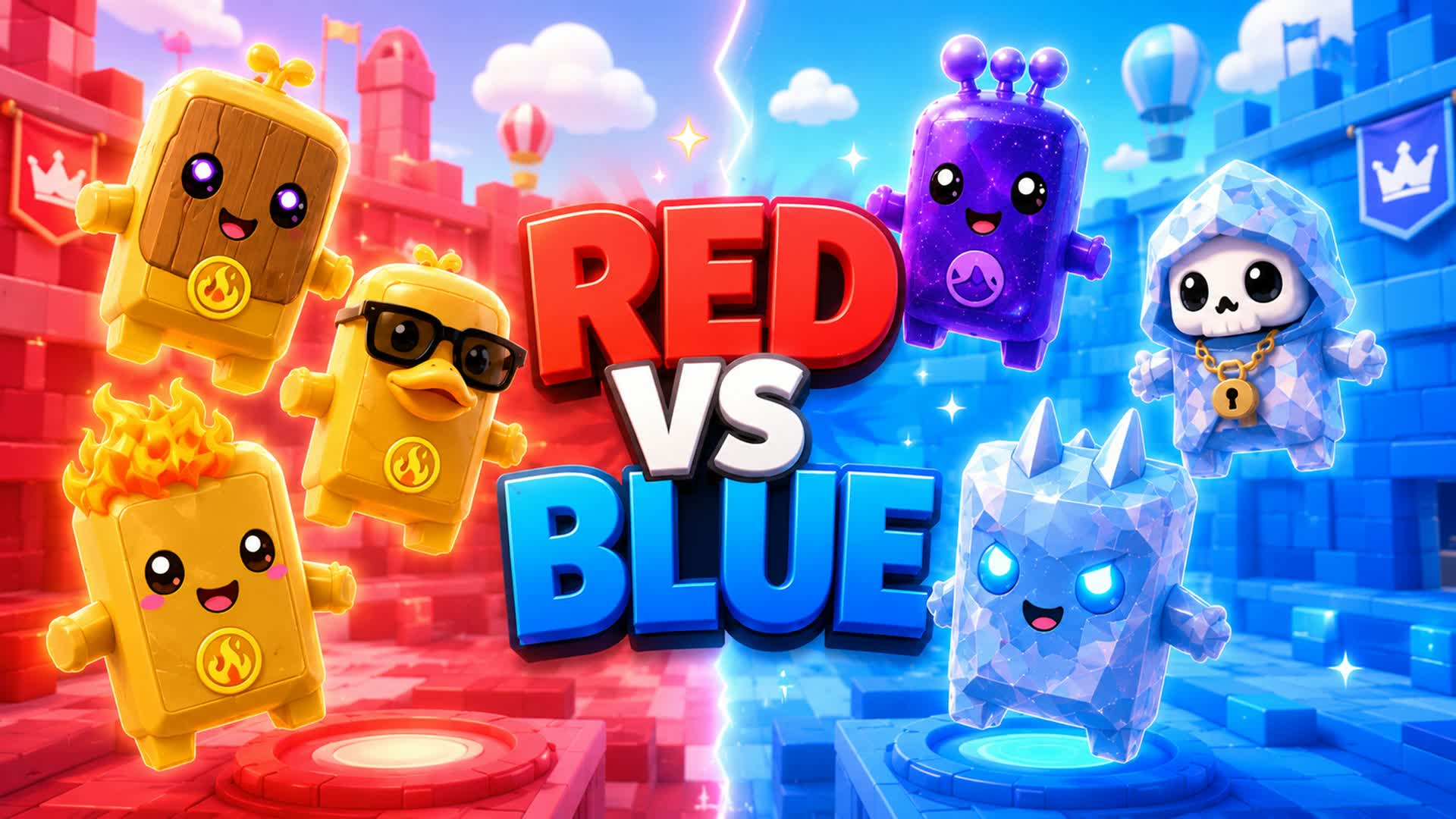 RED VS BLUE SUPER FORCE 🔴🔵