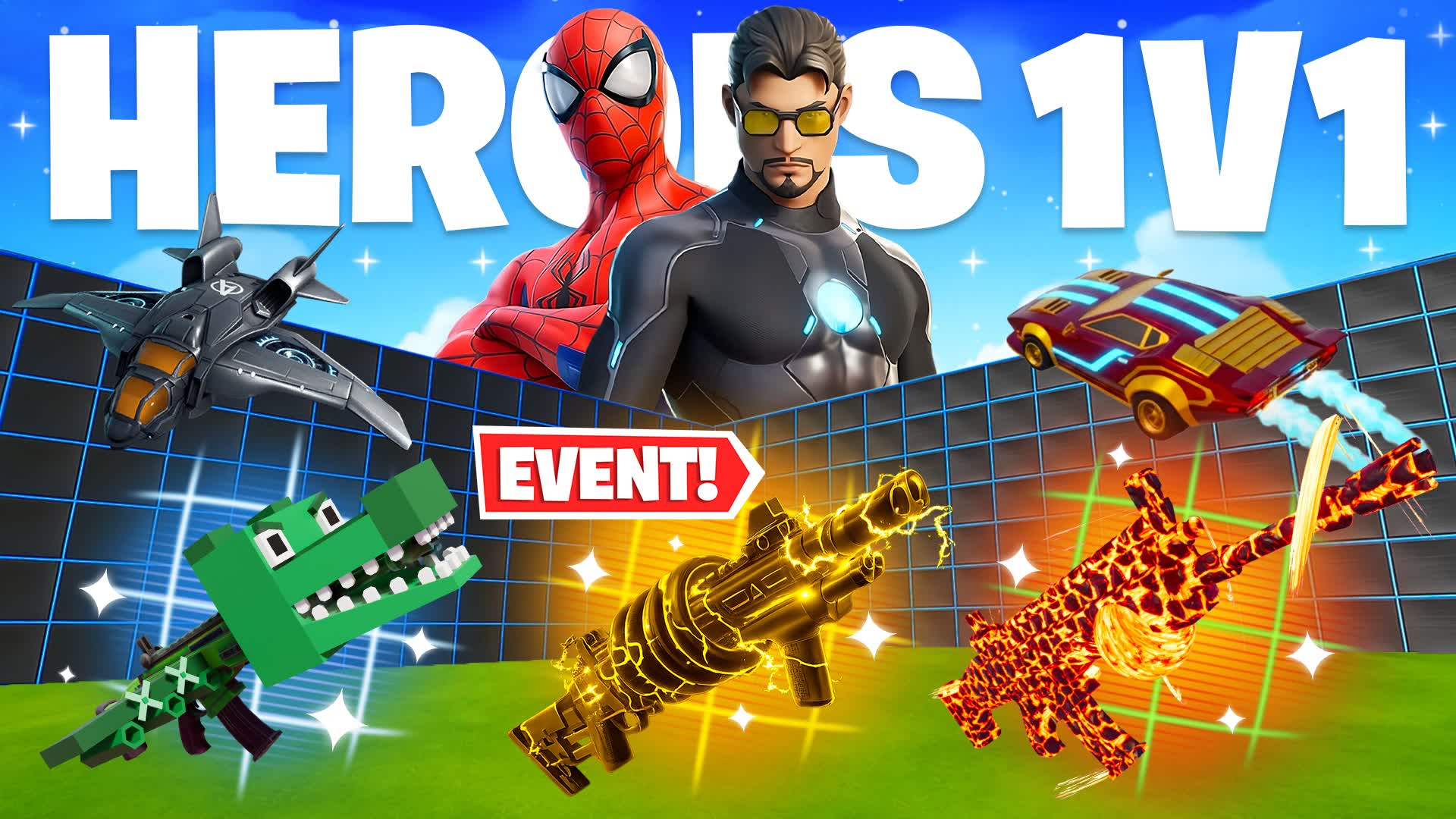 HEROES 1V1 FFA - ALL GUNS