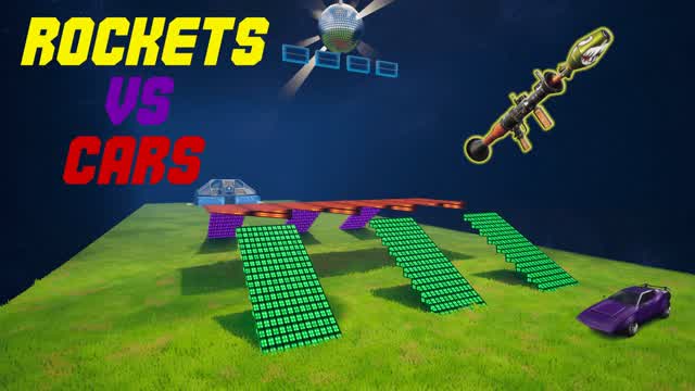 Rockets VS Cars Neon