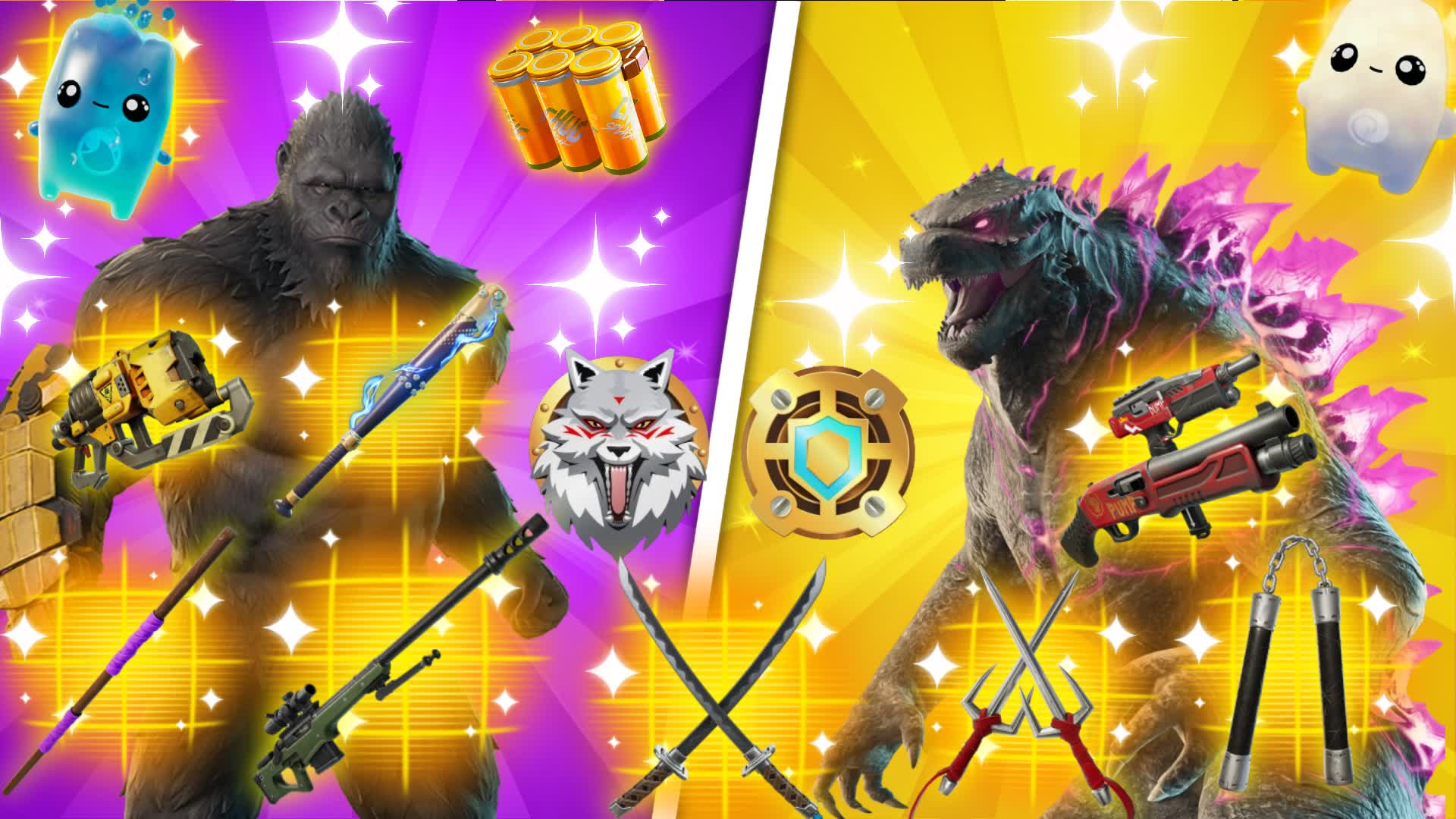 TMNT GODZILLA VS KONG🏆( 🏆CARS🏆 ) UNC