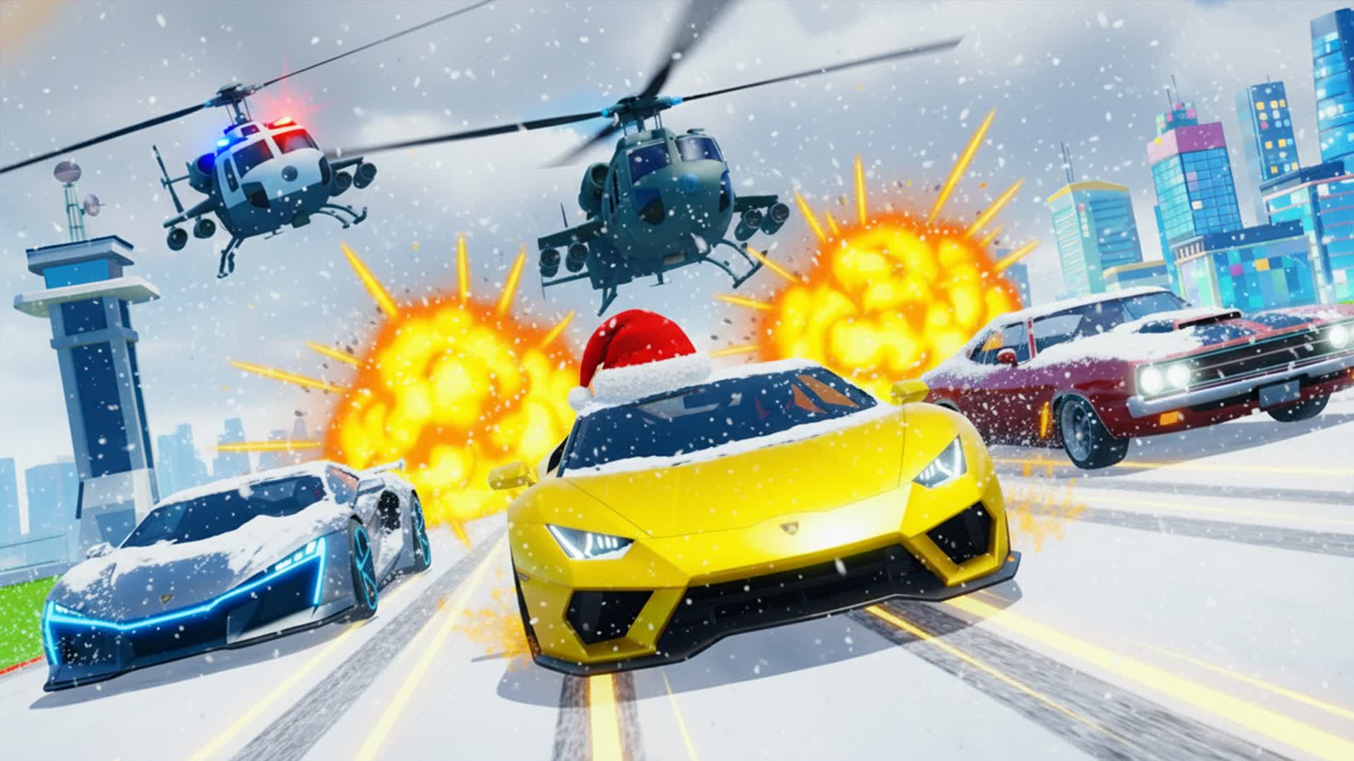 WINTER SQUID CHAOS DRIVING 🚗 FFA