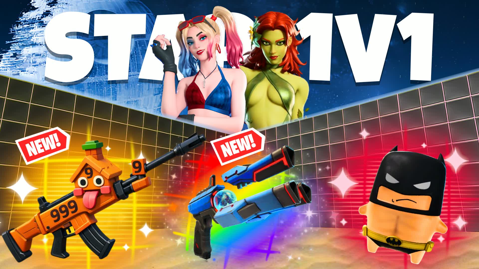 STAR 1V1 FFA ALL GUNS & CAR ARENA🎯 ⚔️
