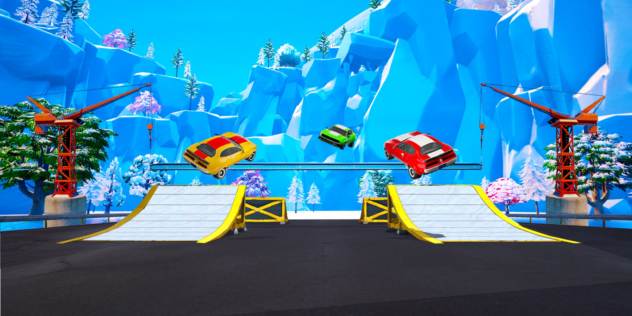 Winter Rockets Vs Cars Secret Code WINTER CARS VS ROCKETS 3684-1241-0609 by rvbmap - Fortnite Creative Map ...