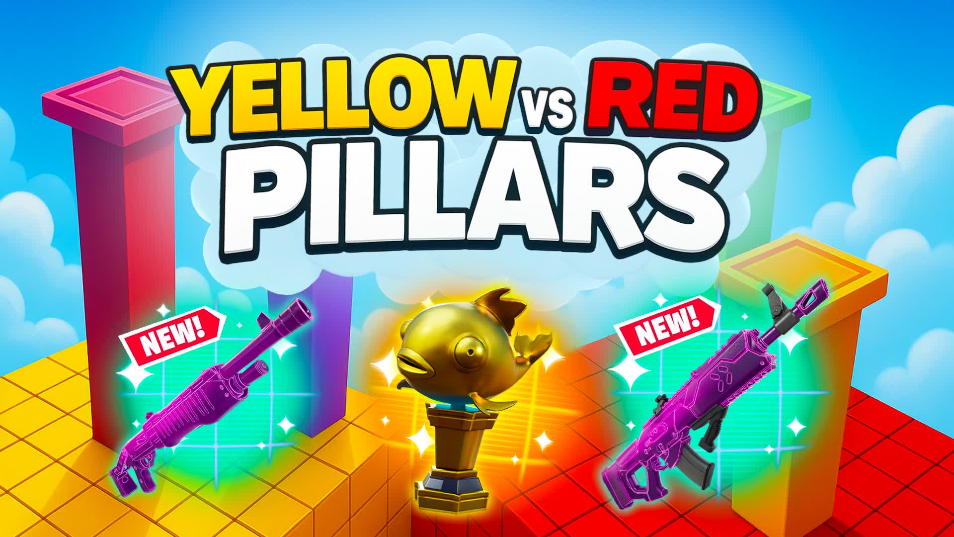 YELLOW VS RED PILLARS🌕🔴