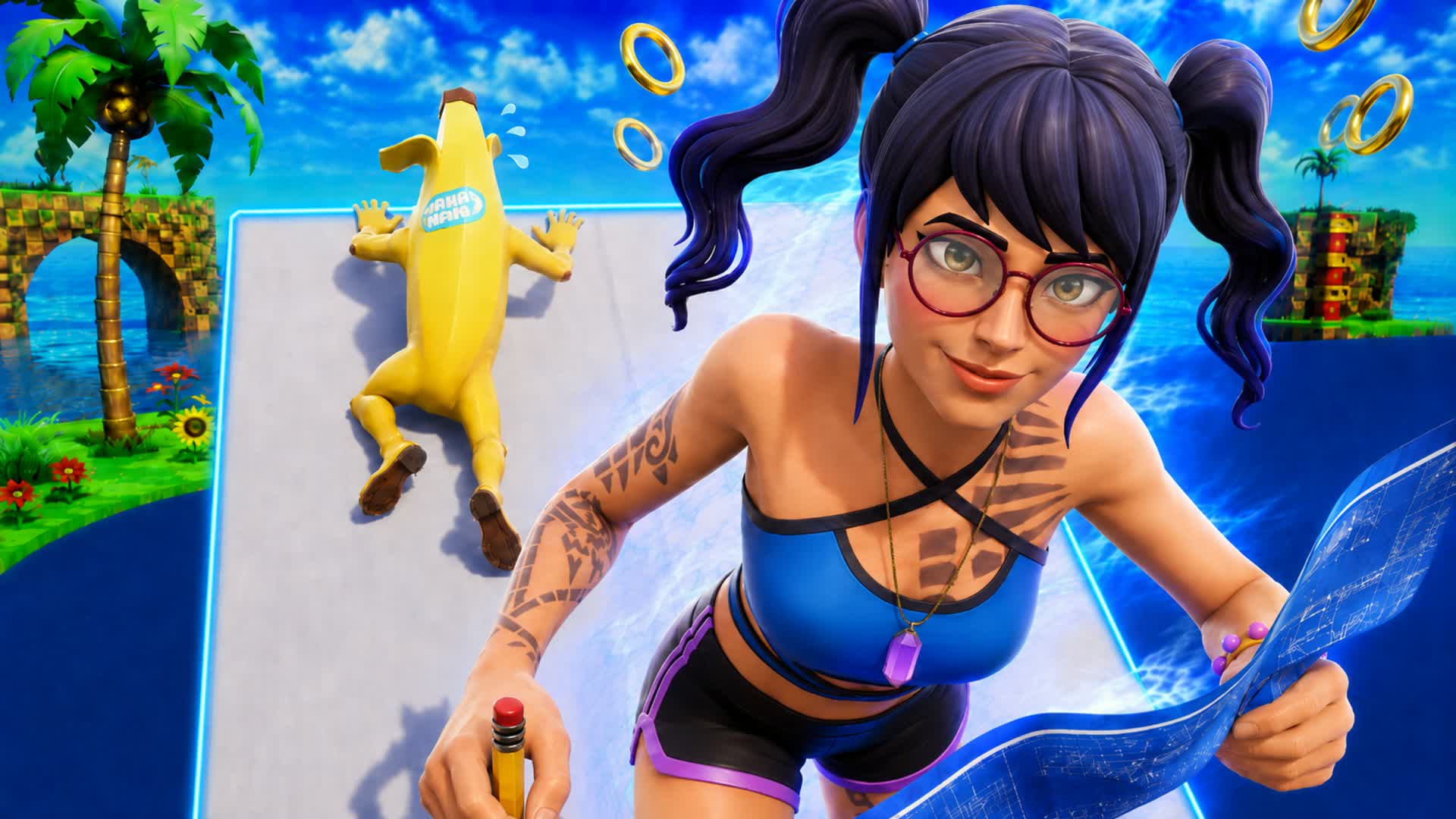 Sonic 1v1 Build Fights — Fortnite island 0412-5563-3771 by SAAVE