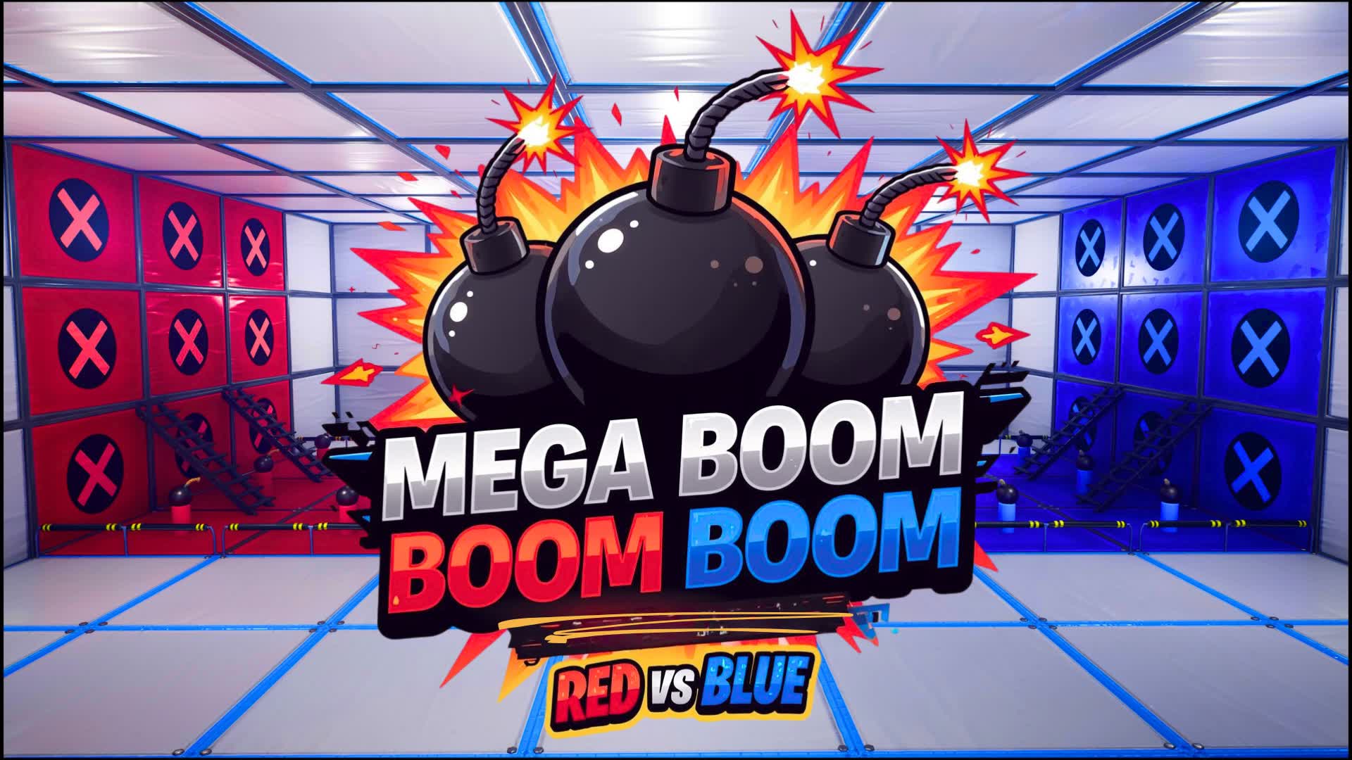 Mega Boom Boom Boom 🔴Red vs 🔵Blue 💣🔥
