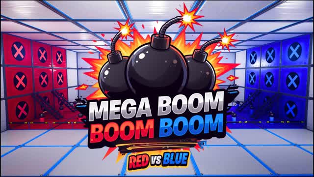 Mega Boom Boom Boom 🔴Red vs 🔵Blue 💣🔥