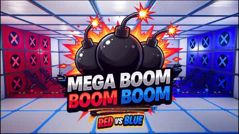 Mega Boom Boom Boom 🔴Red vs 🔵Blue 💣🔥
