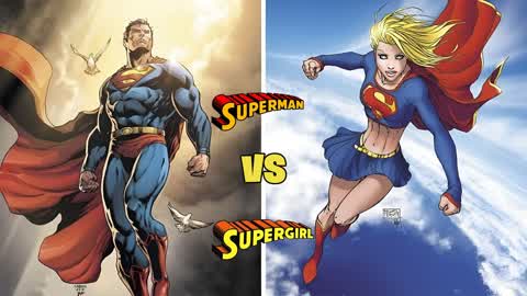 SUPERGIRL vs SUPERMAN 🦸SUPER HERO FIGHT
