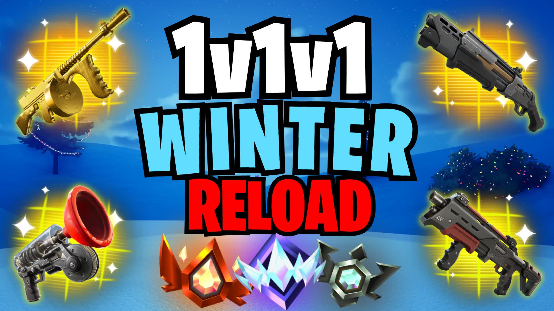 1V1V1 WINTER REALISTICS PVP FFA