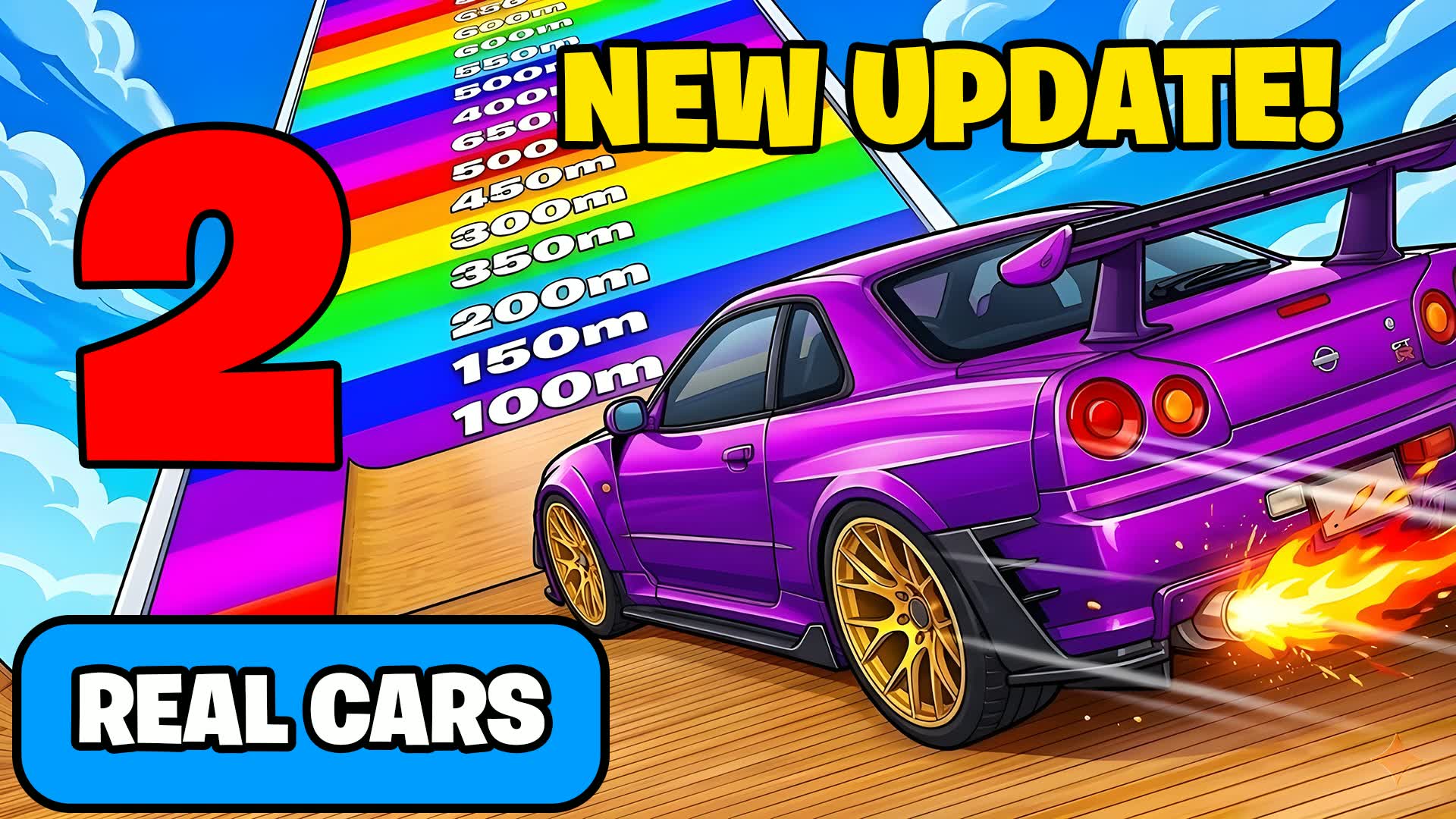 REAL CARS SUPER MEGA RAMP 2
