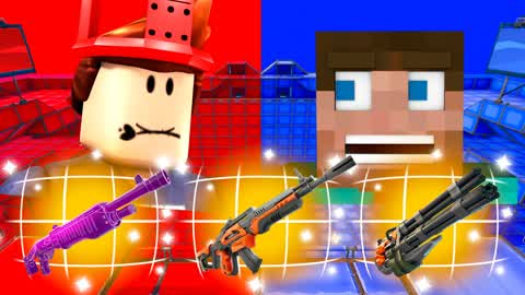 TMNT CRAZY RED ROBLOX VS BLUE STEVE