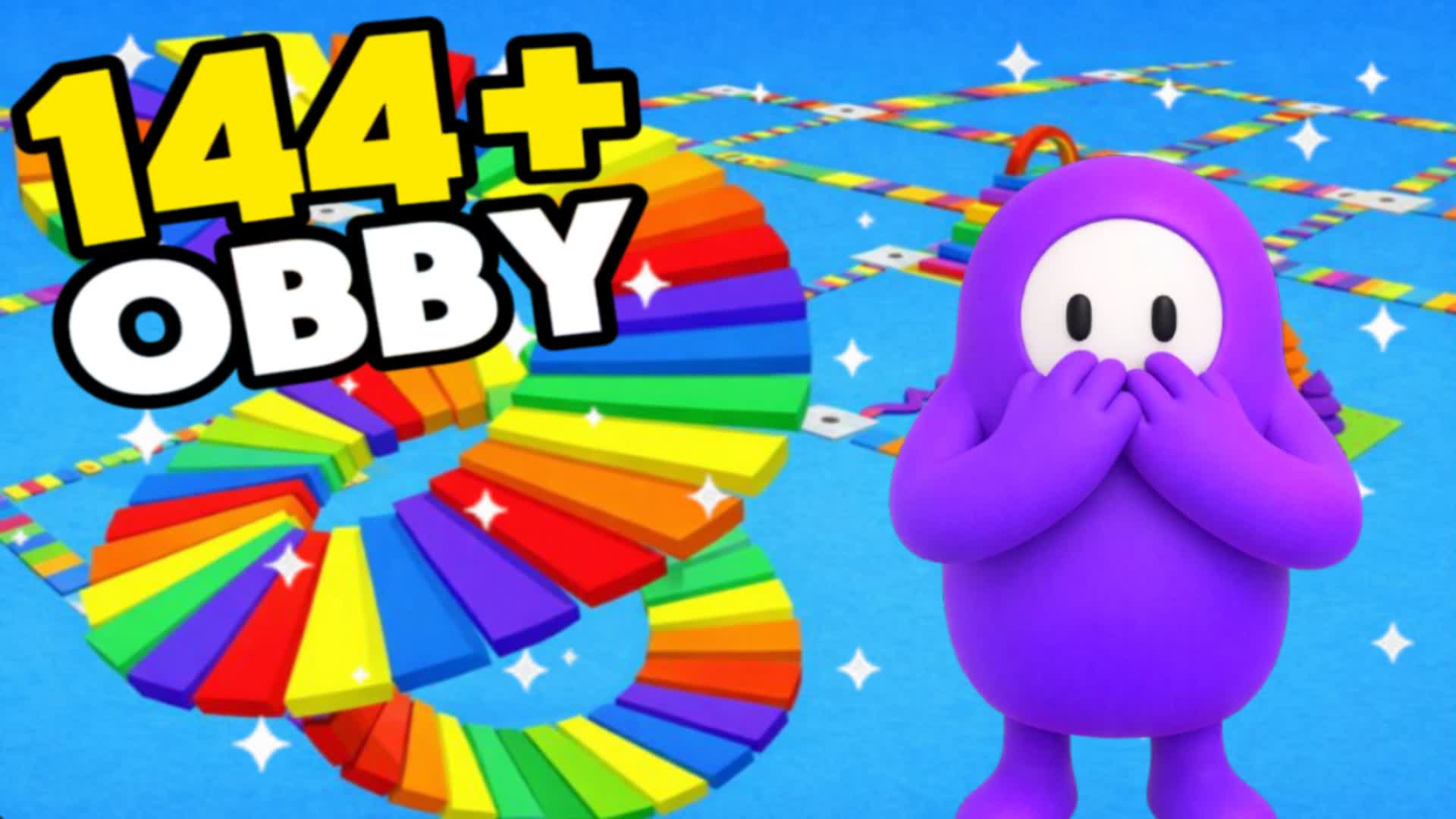 FALL GUYS PARKOUR OBBY🌈