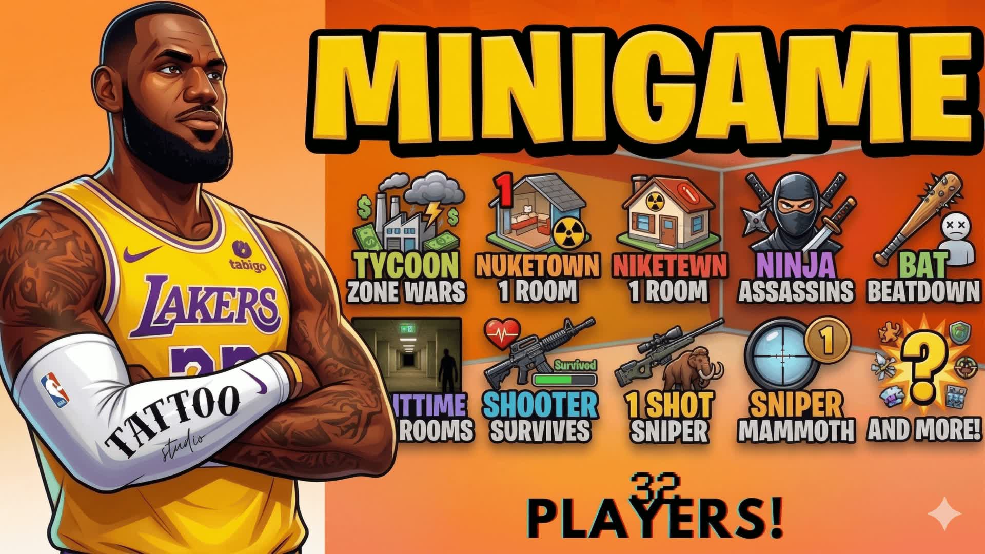 🏀ラブロンスクワッドバトル VS 📃