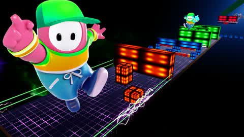 🏁Block Dash Race👑GLASS BRIDGE💎