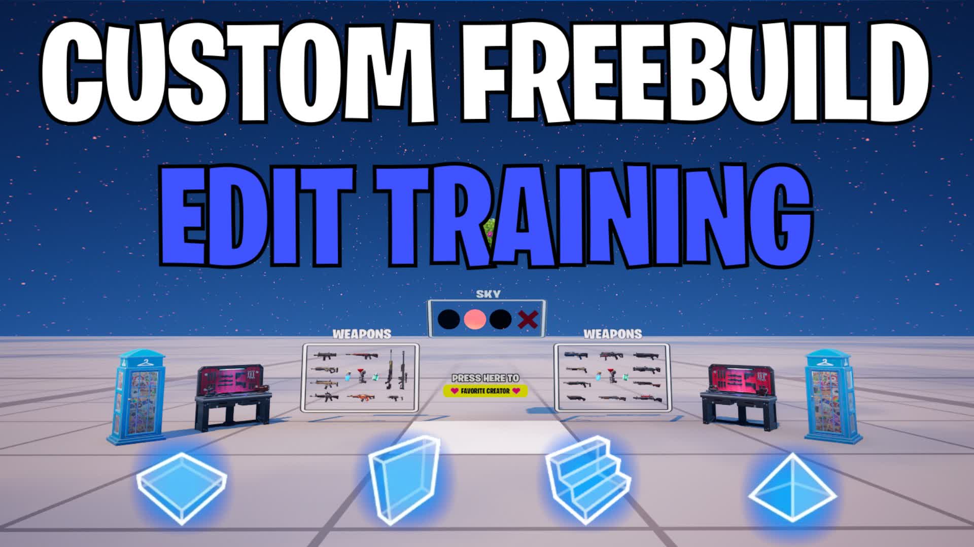 📝カスタムのフリービルド編集トレーニング
