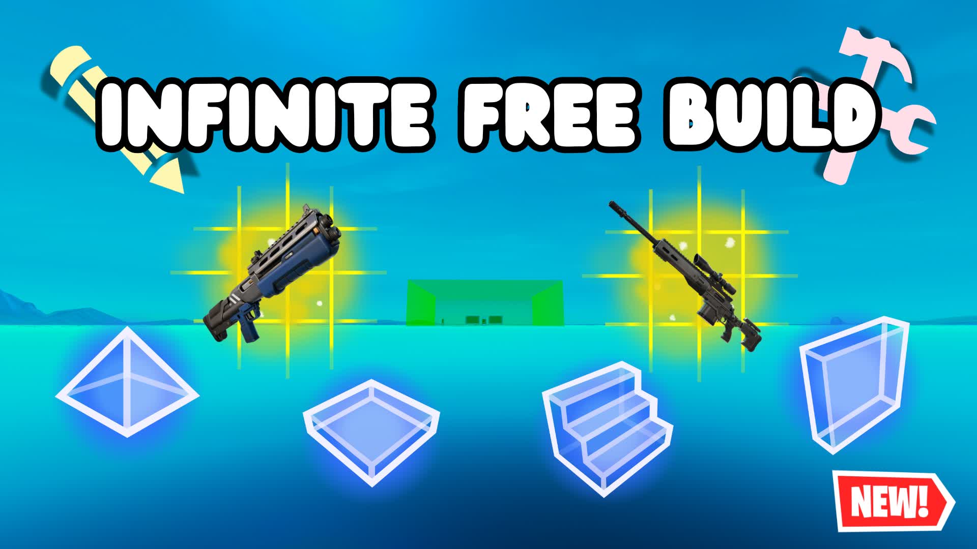 🏗 INFINITE FREE BUILD 🏗 (16 PLAYERS)