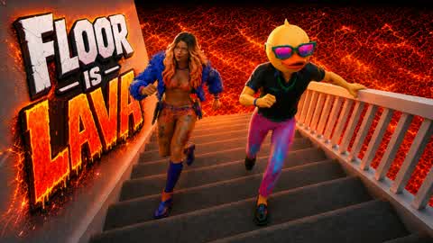 100 Player Floor Is LAVA 🔥