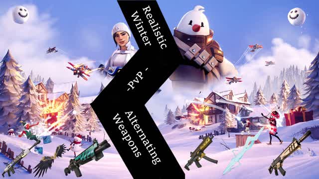 Realistic Winter PvP Alternating Weapons