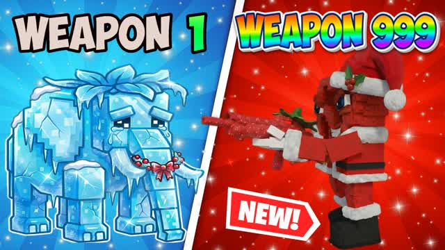 🎄CHRISTMAS BRAINROT GUN GAME🎯ONE SHOT