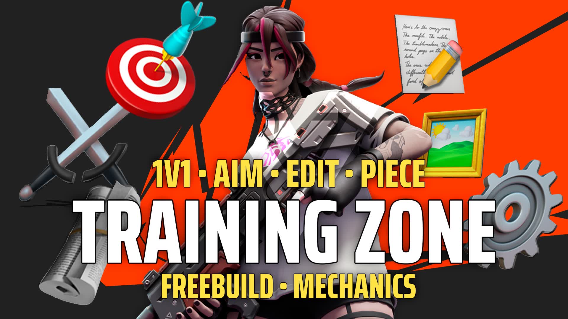 TRAINING ZONE - AIM EDIT MECHANICS & 1v1