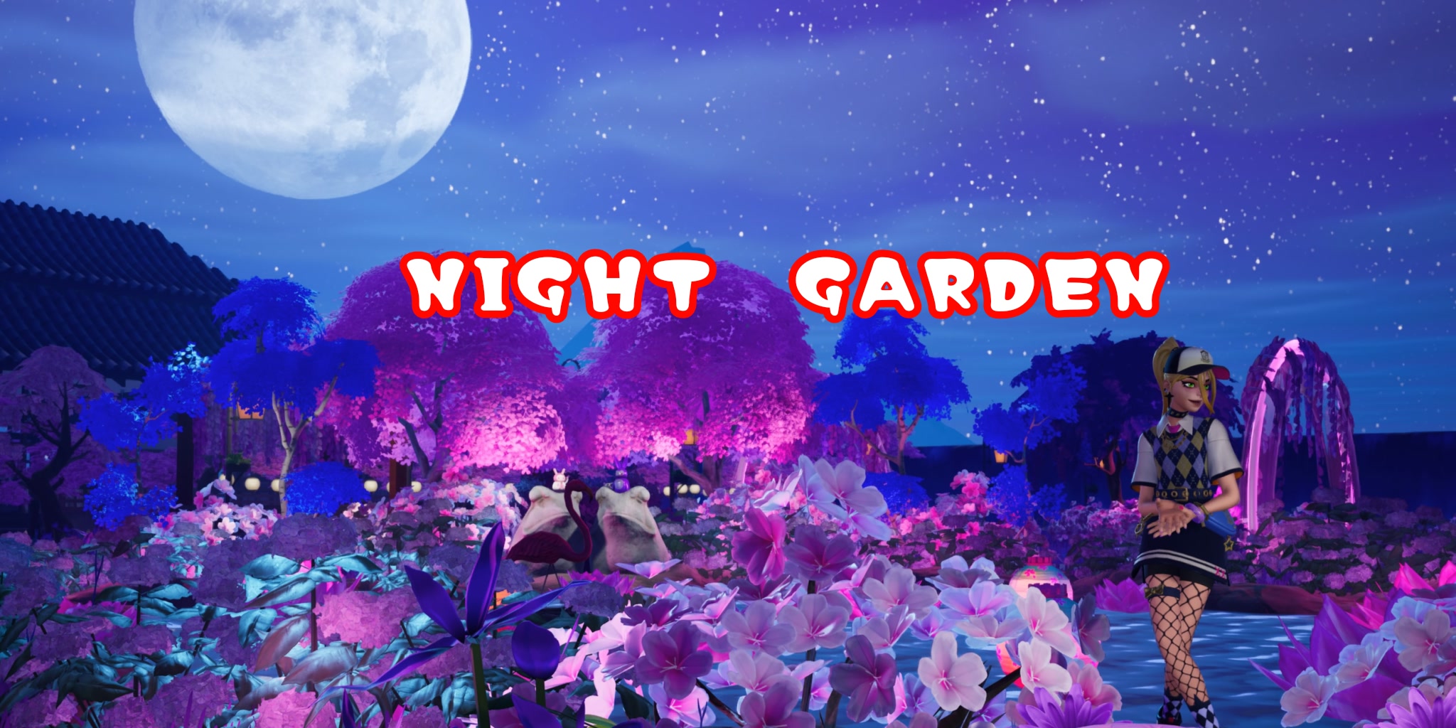 📸NIGHT GARDEN📸 9785-1532-9949 by shion03 - Fortnite Creative Map
