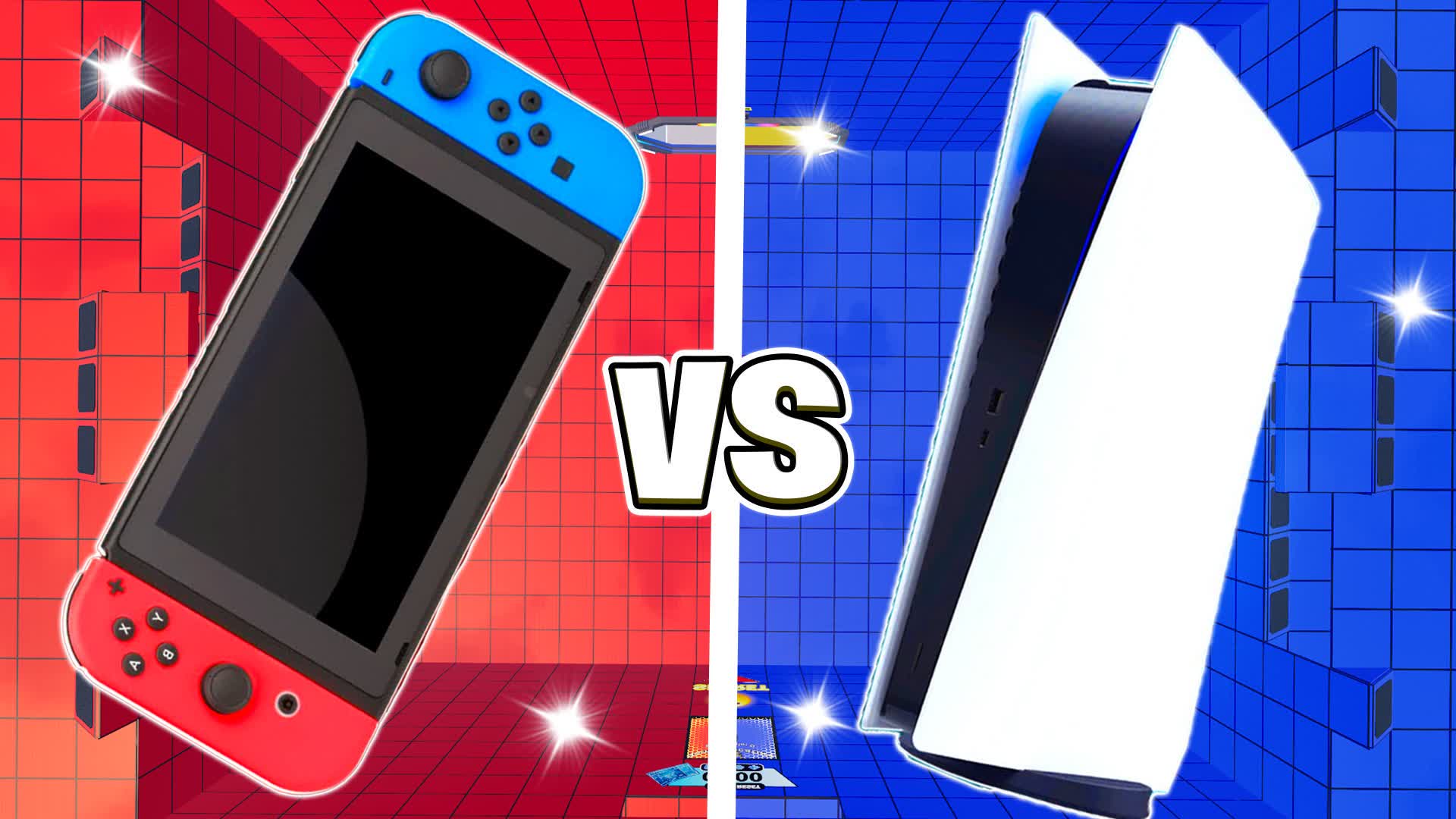 SWITCH VS CONTROLLER RED VS BLUE 🔴🔵