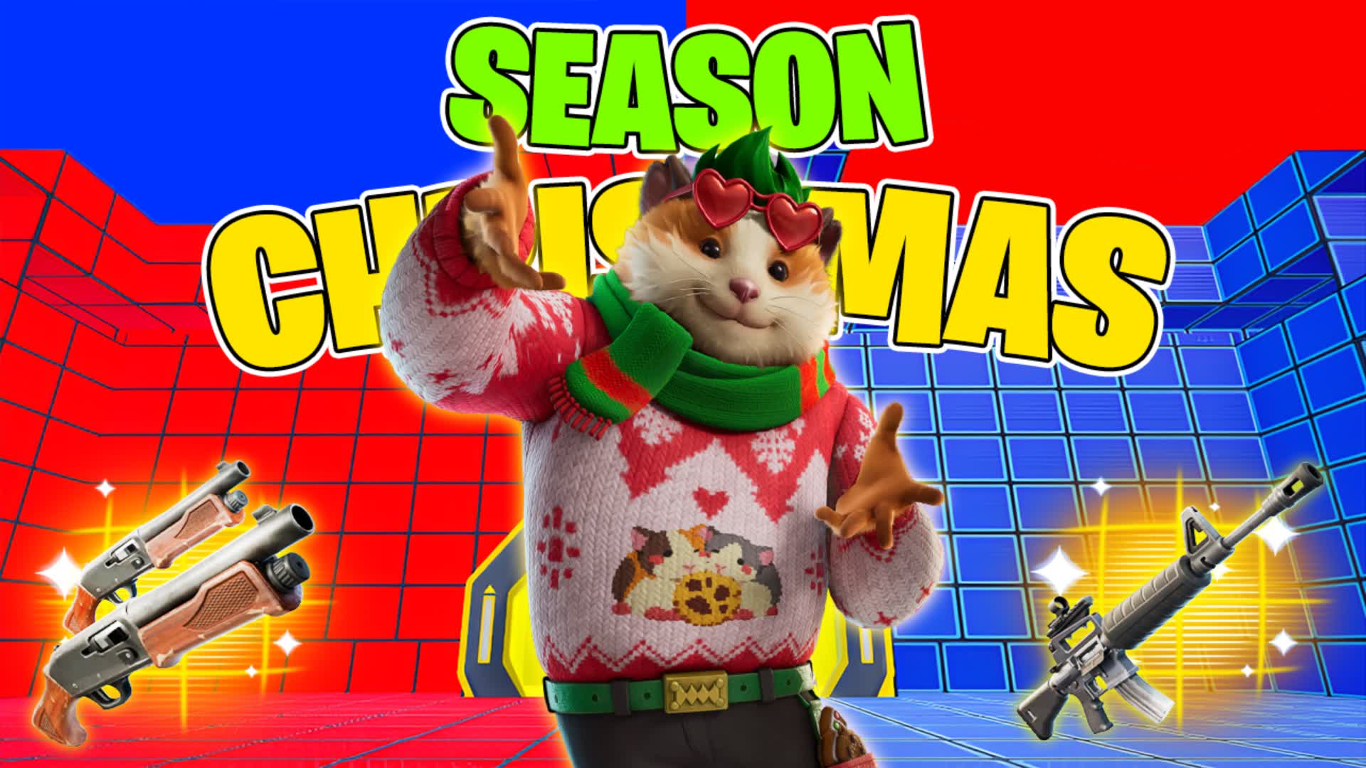 SUPER RED VS BLUE 🔵🔴CHRISTMAS SEASON