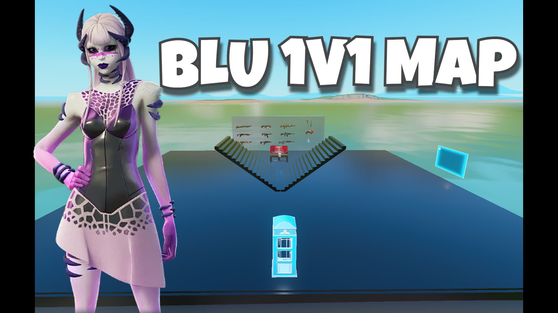 Blu 1v1 map