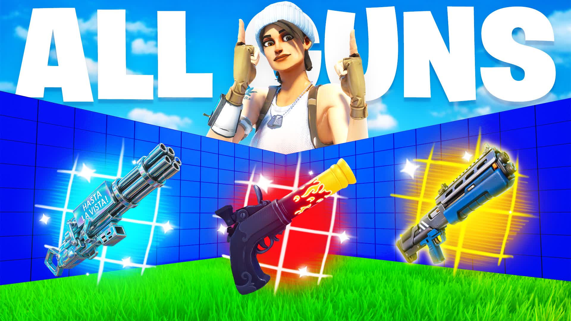 MEGA 1V1 FFA - ALL GUNS EVERY GUN